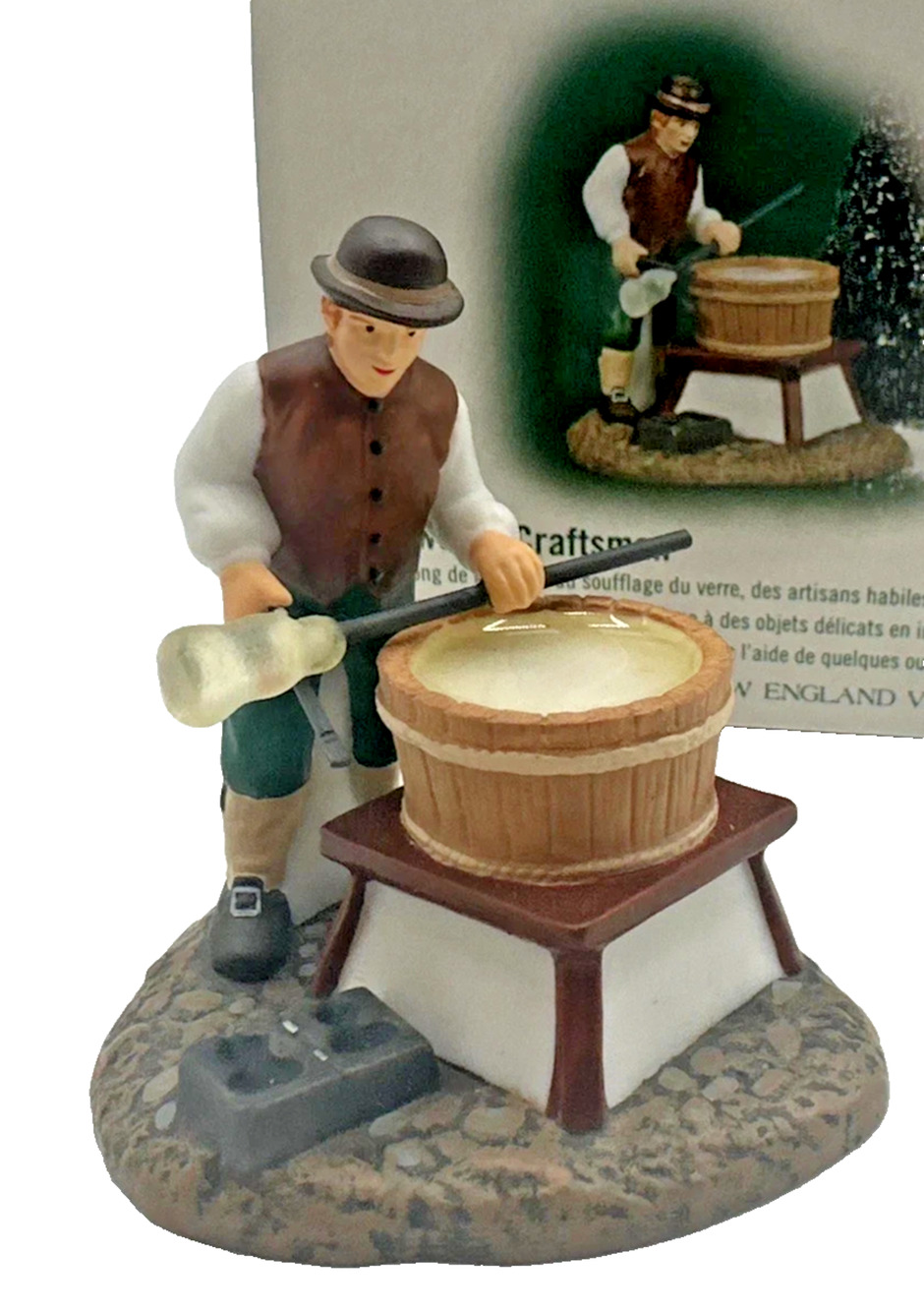 Dept 56 New England Village Glassworks Craftsman #56689